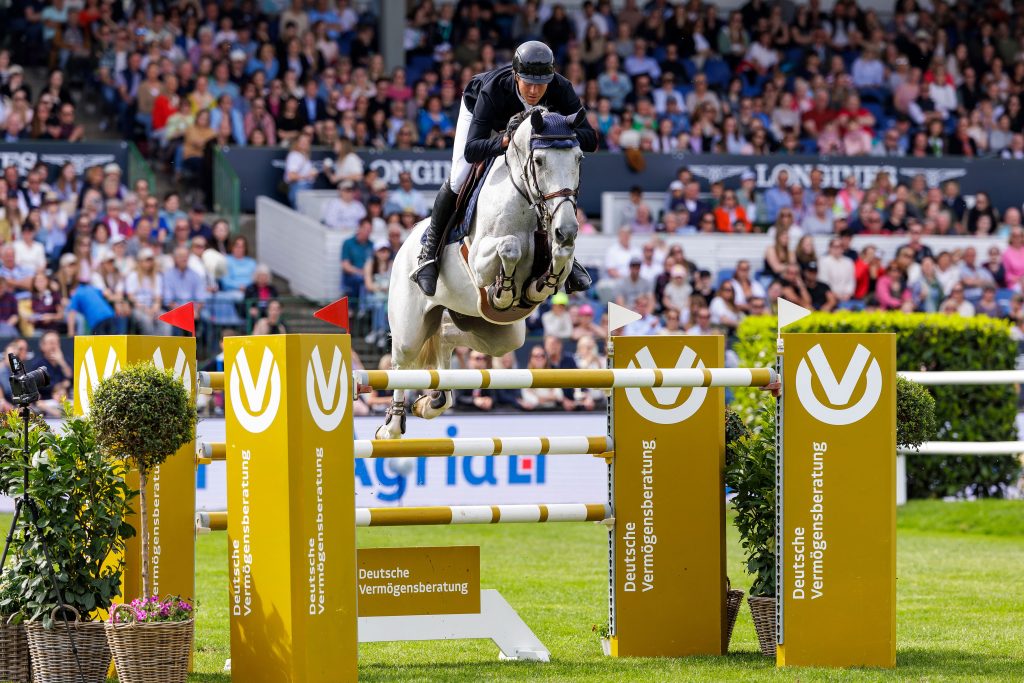 Will David (GER) auf My Prins van Dorperheide startete 2024 beim Derby in Klein Flottbek. Foto // www.sportfotos-lafrentz.de/Stefan Lafrentz