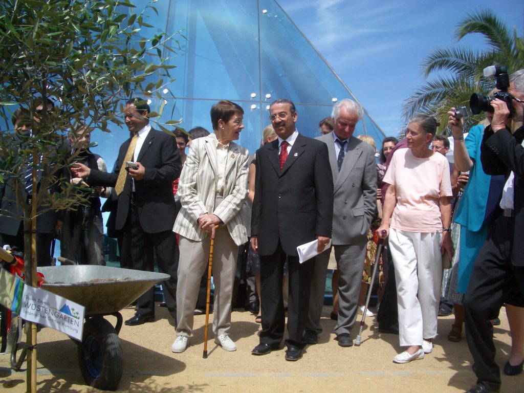 Eröffnung des Wüstengartens 2005 // Foto: Botanischer Garten Hamburg