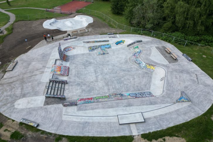 Die runderneuerte Skateanlage Marienhöhe // Foto: Filip Labovic/DSGN CONCEPTS GmbH