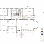 Der neue Grundriss macht Schluss mit den verwinkelten Flächen. Gut zu erkennen sind der geplante durchgängige Bereich (unten) sowie die vorgesehene Treppe zum Garten.