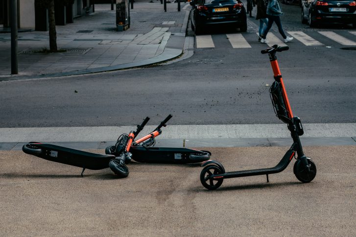 E-Scooter verursacht Unfall