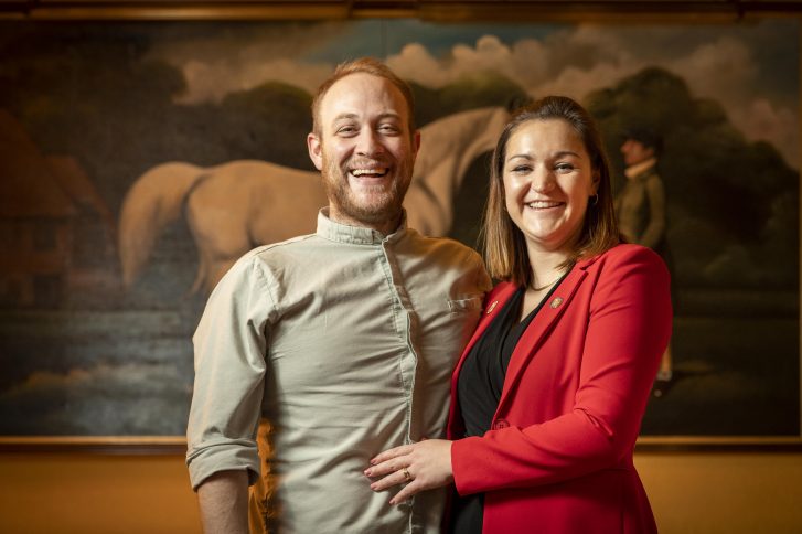 Daniel und Charlotte Ambratis vom Restaurant Reitstall Klövensteen