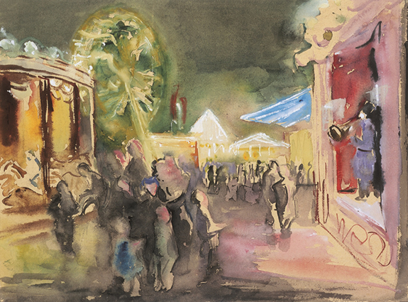 Gretchen Wohlwill (1878-1962), Hamburger Dom, 1930 // Foto: Margot Schmidt, Hamburg - Bargheer