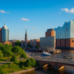 Hamburgs öffentliche Unternehmen geben einen ganzen Monat lang Einblicke in ihre Tätigkeiten. // Bild: KI-generiert - Aktionsmonat