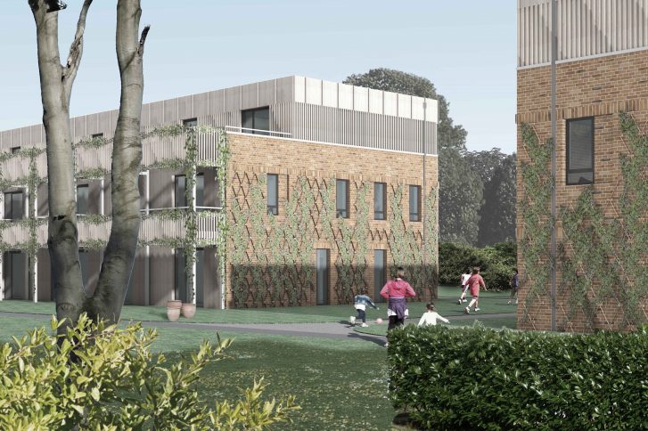 Die neuen Häuser im Björnsonweg entstehen in energieeffizienter Bauweise. // Foto: BLK2 Architekten