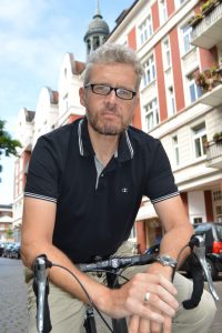 Dirk Lau ist Pressesprecher des ADFC Hamburg. // Foto: Stahlpress Medienbüro/Lau