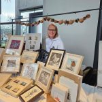 Künstlerin bei Kunstadvent 2024