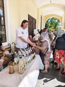 Verteilung als Ukrainehilfe