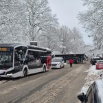 HVV-Busse im Schneechaos.