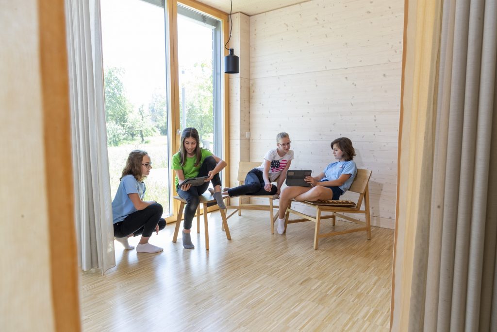 In allen Lernhäusern der Alemannenschule Wutöschingen gibt es Co-Working-Spaces.