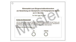 Abstimmungszettel