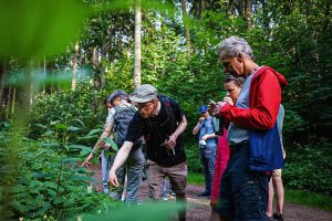 Führung im Wald im Rahmen des Tags der StadtNatur